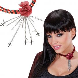 Gothic Choker Punainen