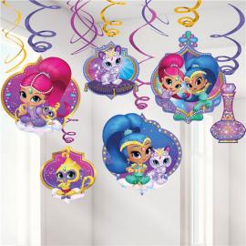 Shimmer ja Shine Riippuvat Pyörrekoristeet