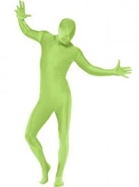 Morphsuit Vihreä Naamiaisasu Laukulla Large