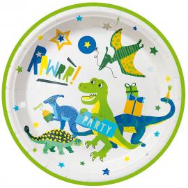 Pahvilautaset Dinosaurus Party