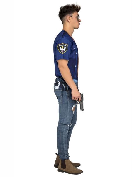Muscular Policeman Fotorealistinen T-paita