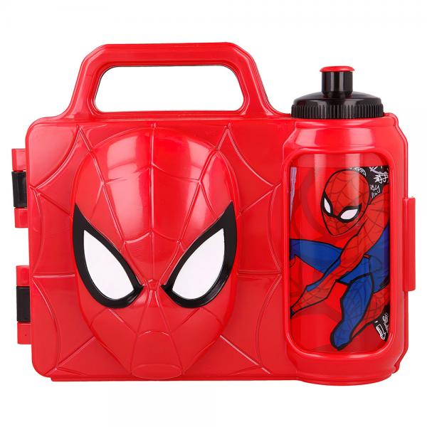 Spiderman 3D Lounaslaatikko ja Pullo