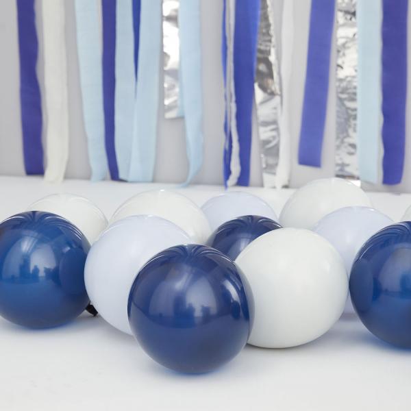 Mini-ilmapallot Sininen/Harmaa