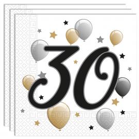 Milestone Happy Birthday 30 v Lautasliinat
