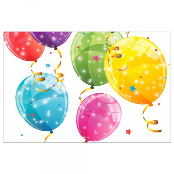 Sparkling Balloons Muovinen Pytliina