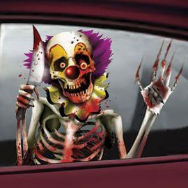 Halloween Ikkunakoriste Killer Clown