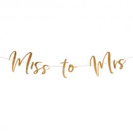 Miss To Mrs Banderolli Metallic Ruusukulta