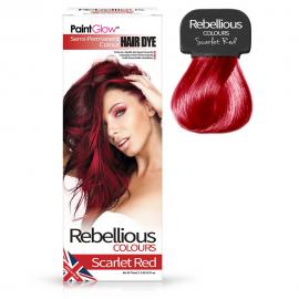PaintGlow Puolipysyvä Hiusväri Scarlet Red