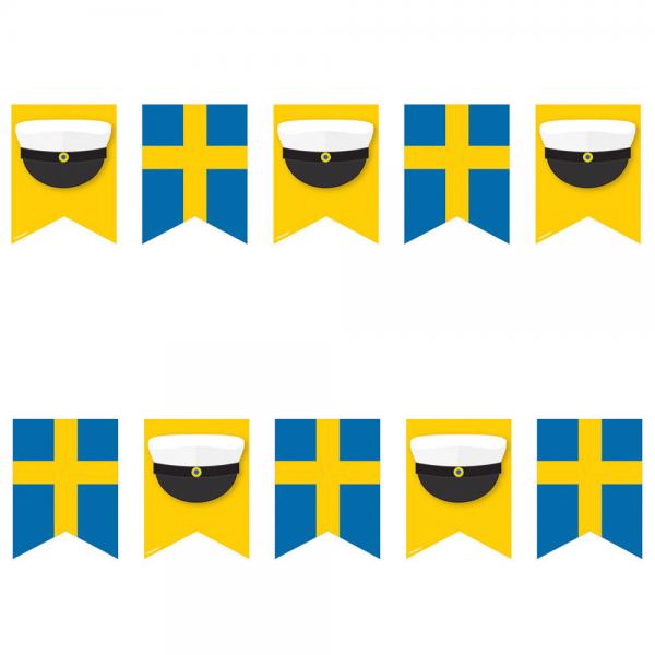 Lippunauha Ylioppilaslakeilla ja Ruotsin Lipuilla