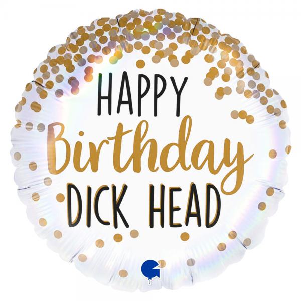 Happy Birthday Dick Head Ilmapallo