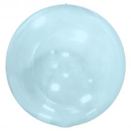 Iso Globe Foliopallo Läpinäkyvä Sininen