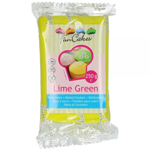Sokerimassa Lime Green 250 g