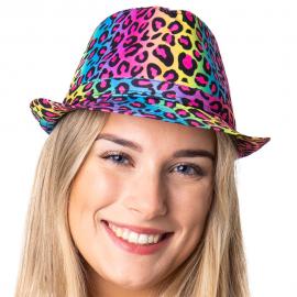 Trilby-hattu Sateenkaarenvärinen Leopardi
