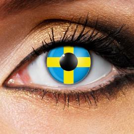 Ruotsin Lippu Piilolinssit
