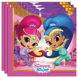 Shimmer ja Shine Glitter Friends Lautasliinat