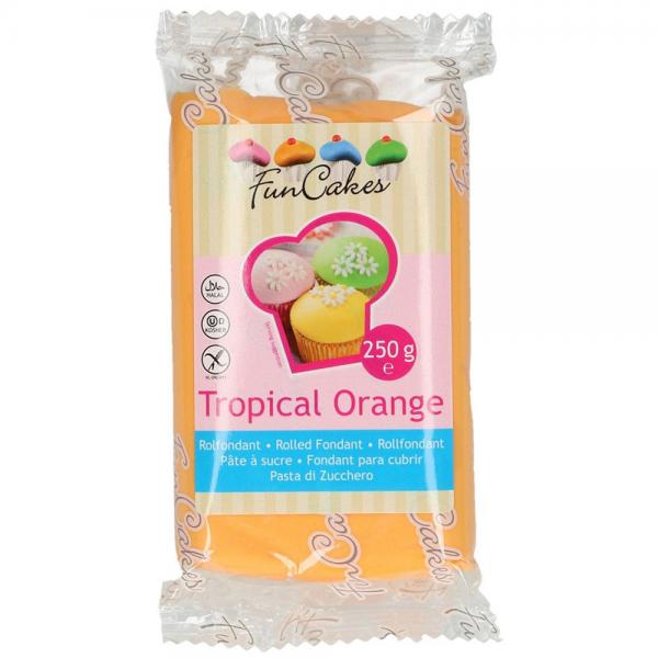 Sokerimassa Tropical Orange 250 g