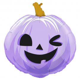Halloween Kurpitsa Foliopallo Violetti