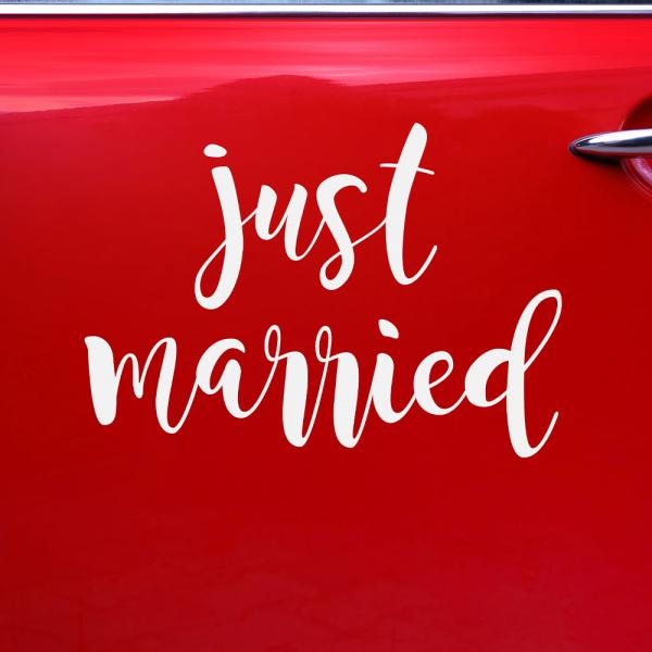 Just Married Auton Koristetarra