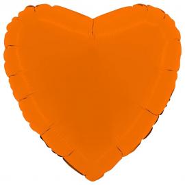Folioilmapallo Sydän Oranssi Matta
