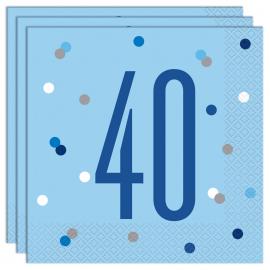 40 Vuotta Lautasliinat Sininen