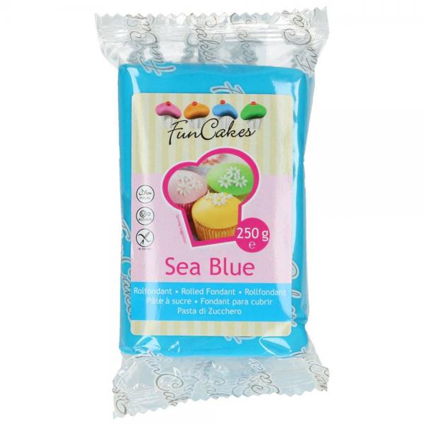 Sokerimassa Sea Blue 250 g