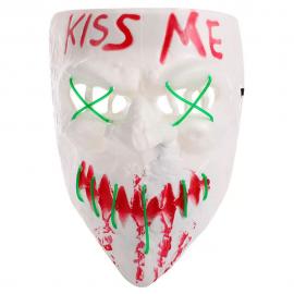 Kiss Me Naamio LED Vihreä