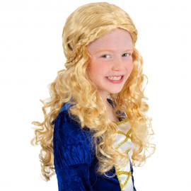 Keskiaika Prinsessa Blondi Peruukki Lapset