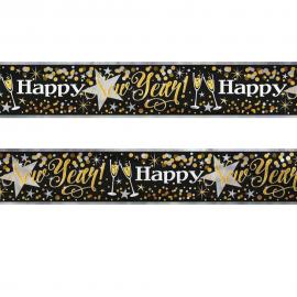 Happy New Year Banderolli Musta