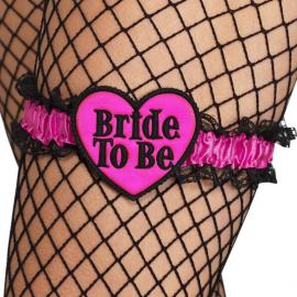 Bride To Be Sukkanauhat Musta/Vaaleanpunainen