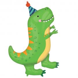 Folioilmapallo T-rex Happy Dino Birthday