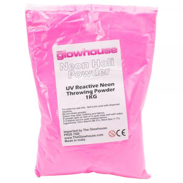 UV Neon Jauhe Vaaleanpunainen 1 kg
