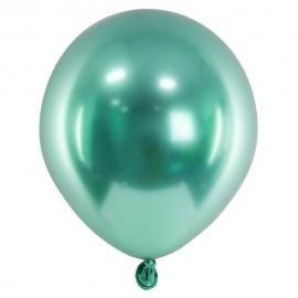 Kiiltävät Mini-ilmapallot Vihreä 50-pakkaus
