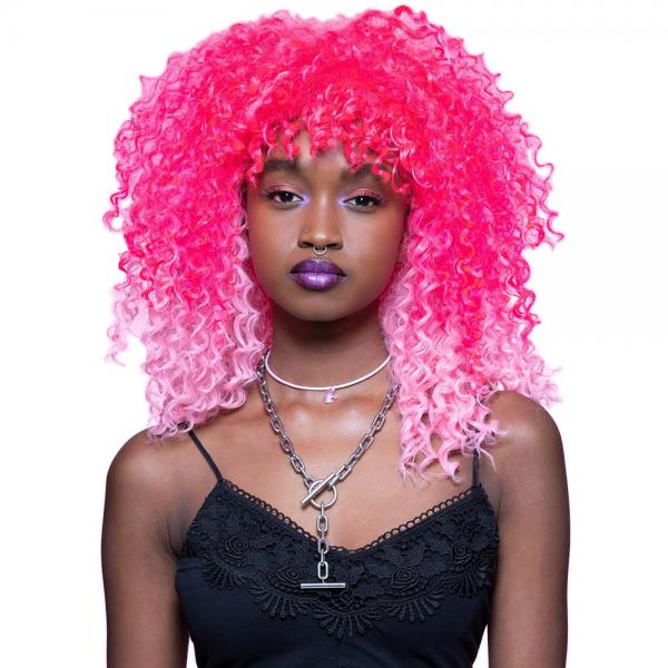 Curl Girl Manic Panic Peruukki Pink Passion Ombre