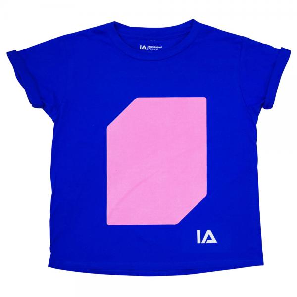 Itsevalaiseva Lasten T-paita Sininen ja Vaaleanpunainen