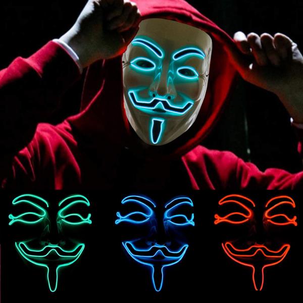 Anonymous LED-naamio
