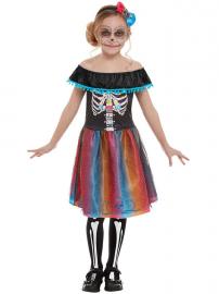 Day of the Dead Girl Mekko Lasten