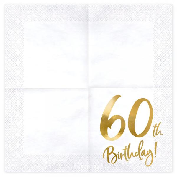 60th Birthday Lautasliinat Kulta