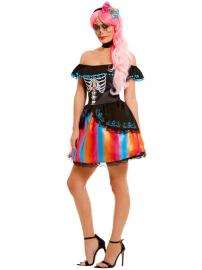 Day of the Dead Senorita Ombre Mekko