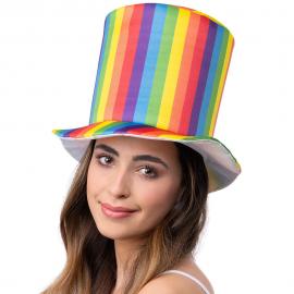 Pride Sateenkaari Raidallinen Hattu