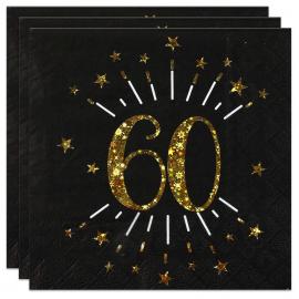 Lautasliinat 60 v Birthday Party Kulta