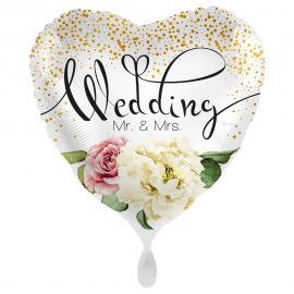 Mr & Mrs Married Ilmapallo Wedding Flower