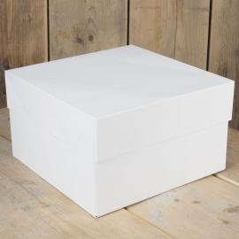 Valkoinen Kakkulaatikko 33 Cm 25-pakkaus