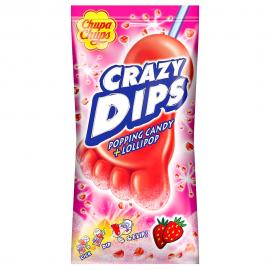 Crazy Dips Candy Tikkarit Strawberry