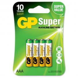 AAA-paristot 4-pakkaus GP Super Alkaline