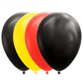 Ilmapallo Mix Musta/Keltainen/Punainen 10 kpl