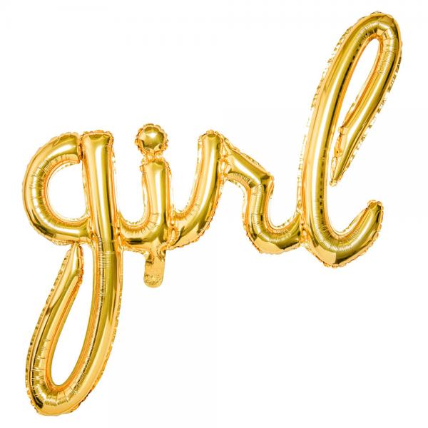 Girl Kulta Folioilmapallo