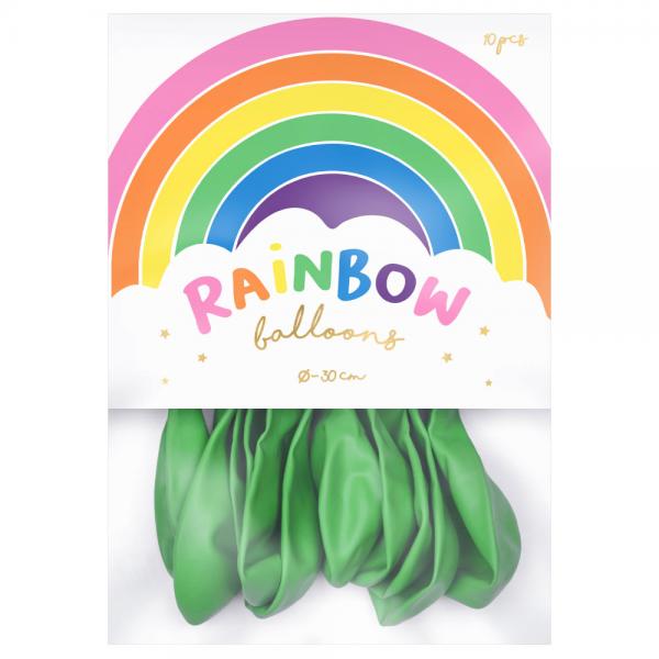 Rainbow Lateksi-ilmapallot Pastelli Vihre