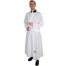 Valkoinen Katolilainen Pappi Naamiaisasu