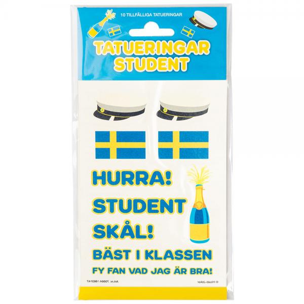 Siirtotatuoinnit Student Ruotsi