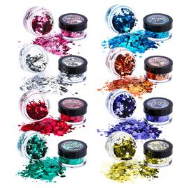 PaintGlow Chunky Kasvo- ja Vartalokimalle Metallic